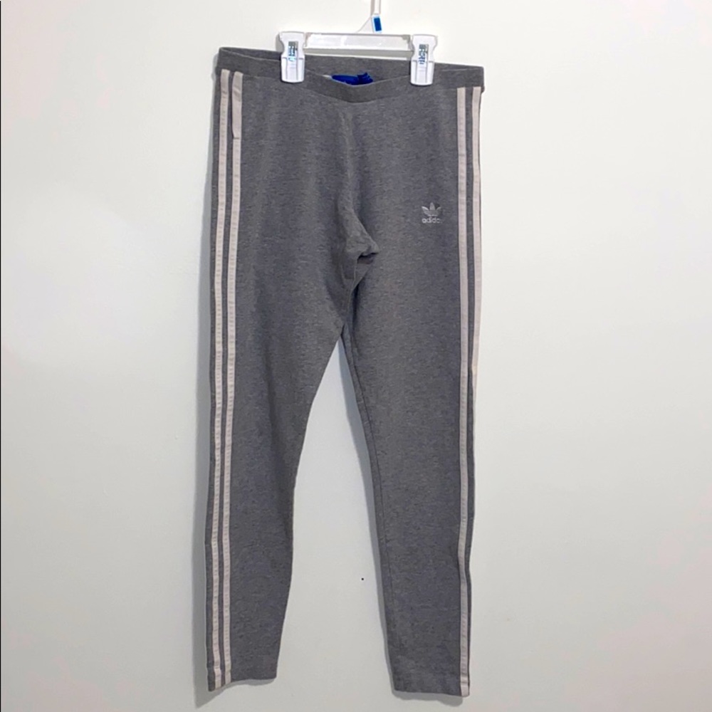 Gray adidas leggings